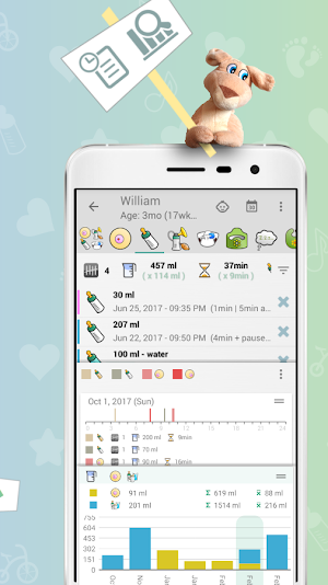 Baby Care Tracker - Breastfeeding Screenshot 1