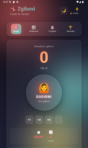 Zgibovi – Trener & Tracker Screenshot 0