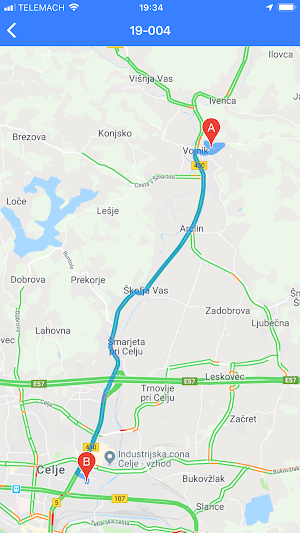 Transport Pušnik CRM Screenshot 2