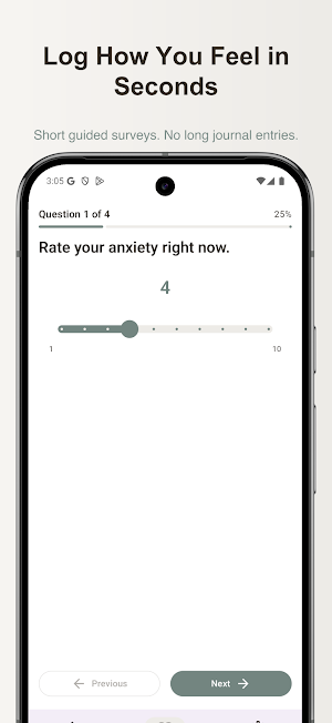 Psychelinx Mental Health Diary Screenshot 2