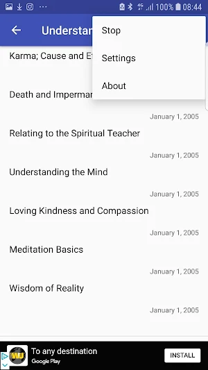 Buddhism Audio Lectures Screenshot 2