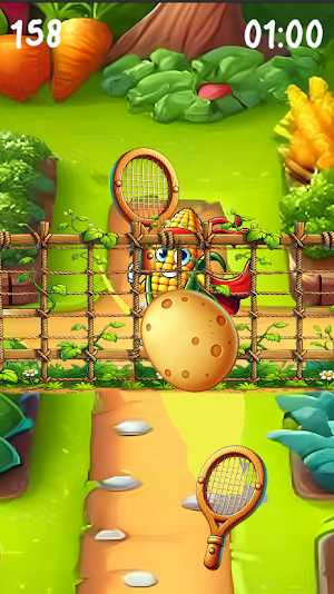 Veggie Tennis Clash Screenshot 3