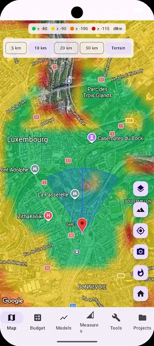 Cell Coverage Planner Screenshot 0