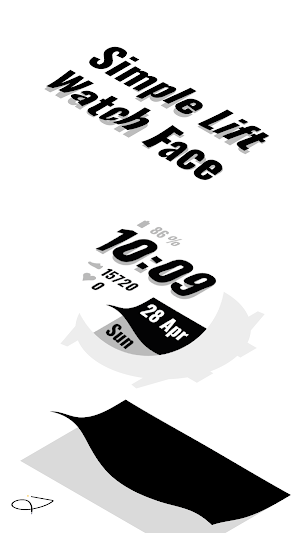 Simple Lift Watch Face Screenshot 0