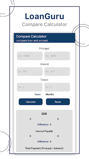 LoanGuru - EMI Loan Calculator Screenshot 1