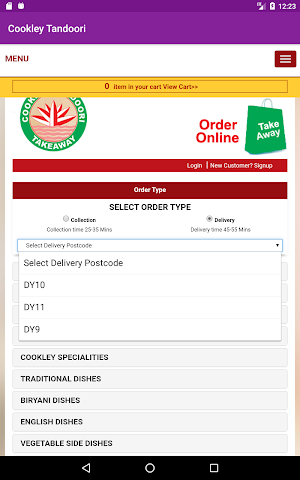 Cookley Tandoori Screenshot 2