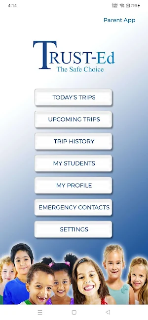 TRUST-ED Parent App Screenshot 1