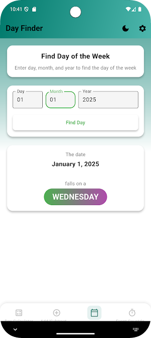 Day Calculator Screenshot 2