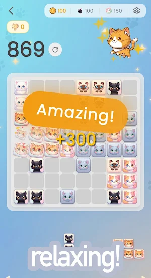 Purrfect Blocks - Cat Puzzle Screenshot 1