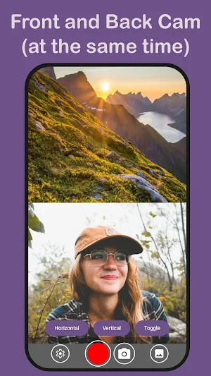 Dual Cam: Front and Back Video Screenshot 0