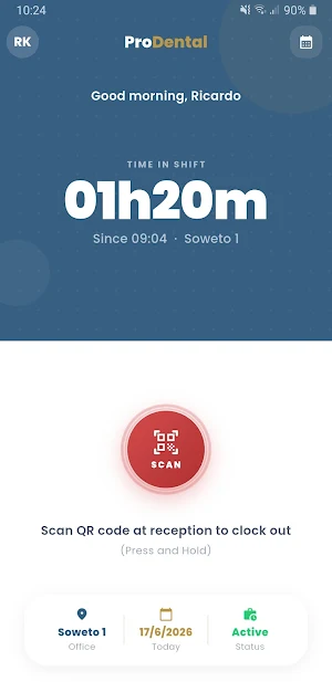 Prodental Shifts Screenshot 2