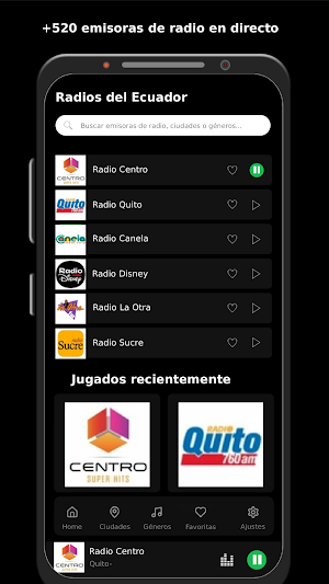 Radios del Ecuador Screenshot 0