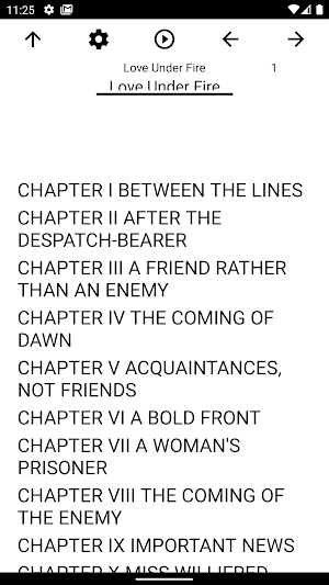 Book, Love Under Fire Screenshot 0