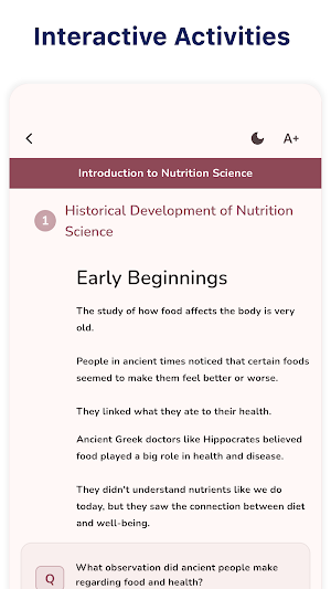 Nutrition and Dietetics Screenshot 2
