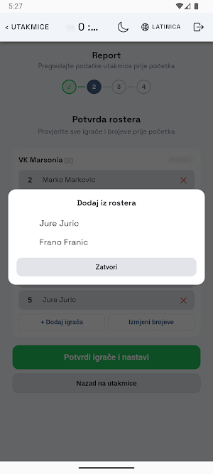 Turnir Pro Statistika Screenshot 3