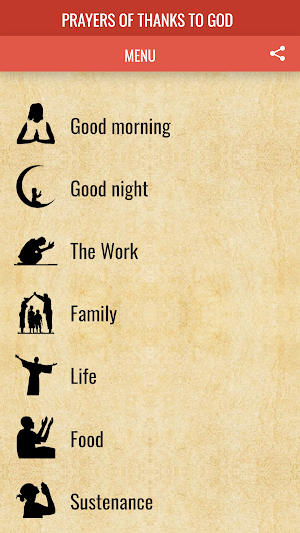 Prayers of thanks to God Screenshot 0