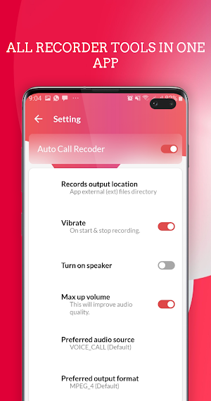 Auto Call Recoder Screenshot 3
