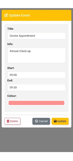 Schedule Master Screenshot 3