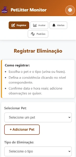 PetLitter Monitor Screenshot 0