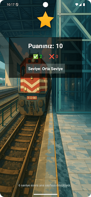 Demir Yolu Bilgi Yarışması Screenshot 3