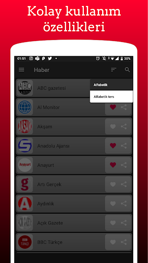 Sonhaber - Canlı harita,Qazete Screenshot 1