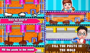 Chocolate Maker Factory Cooking Game Screenshot 1