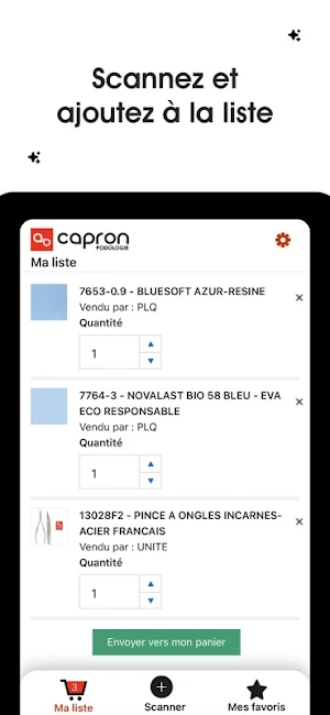 CapronScanList Screenshot 0