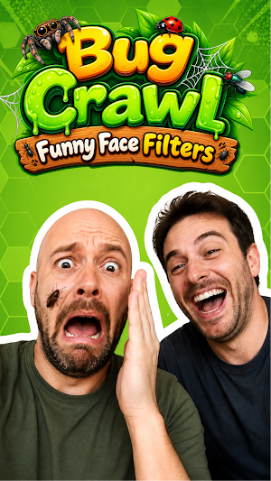 Bug Crawl: Funny Face Filters Screenshot 0