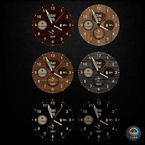 Rustic Walnut - watch face Screenshot 2