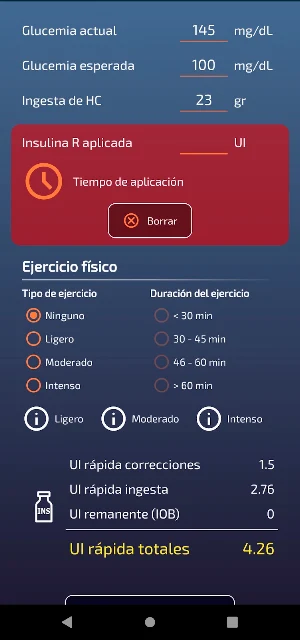 Insulina Fácil Pro Screenshot 0