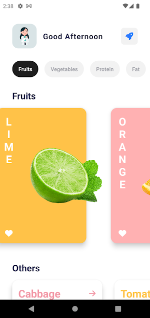 Healthy Eating Screenshot 1