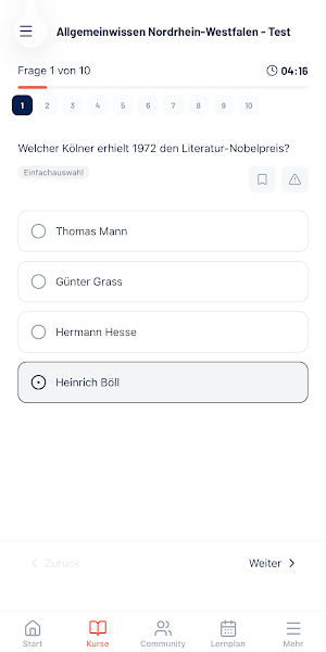 Polizei NRW Einstellungstest Screenshot 2