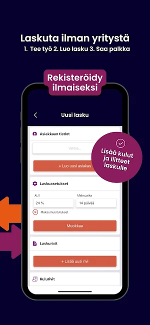 FlexWork Kevytyrittäjät Screenshot 0