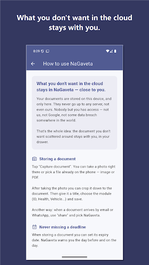 NaGaveta: Documents at Hand Screenshot 2