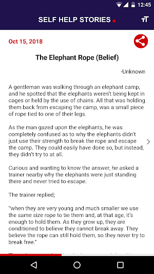 Self-Help Short Stories Screenshot 2