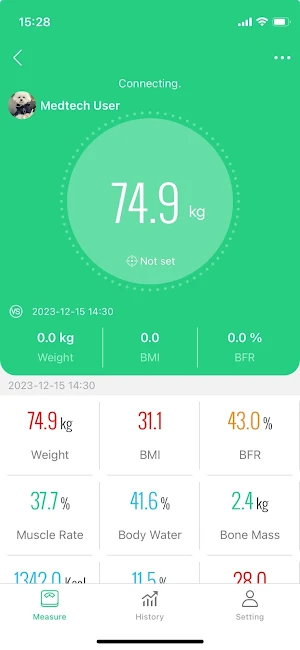 MEDTECH- weighing scales Screenshot 3