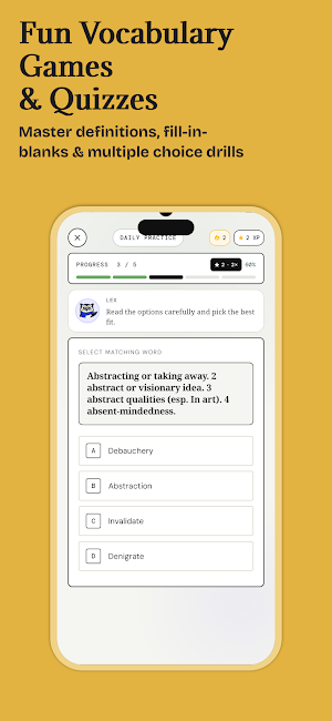 WordUp: Vocabulary Builder Screenshot 3