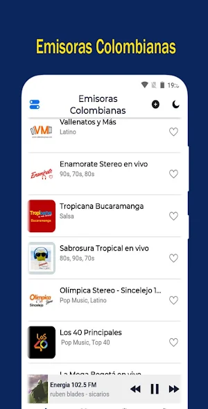 Emisoras Colombianas en Vivo Screenshot 0
