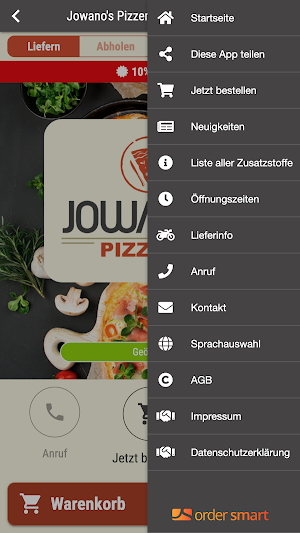Jowano's Pizzeria Screenshot 2