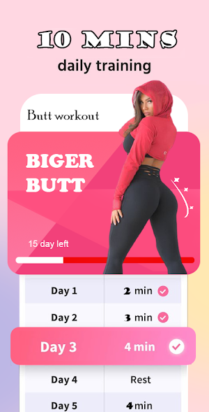 Buttocks Workout - Hips, Legs Screenshot 1