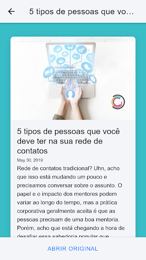 Gestão da Carreira Screenshot 1