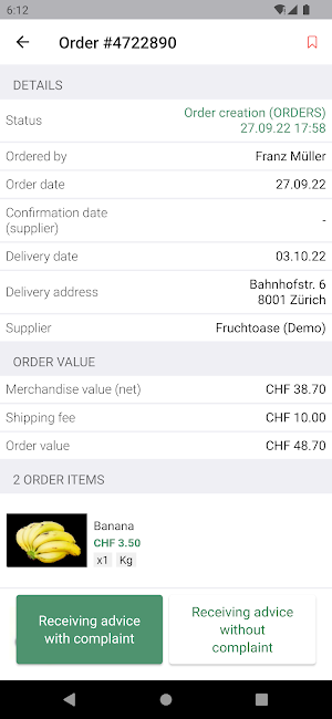 HOGASHOP Orders Screenshot 2