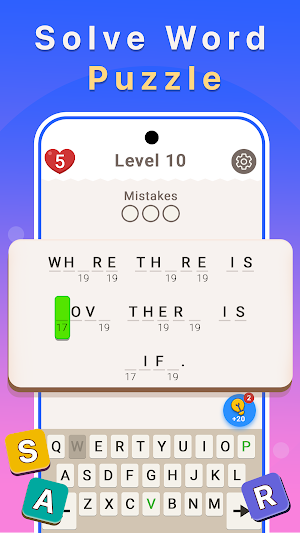CodeWords: Cryptogram Puzzles Screenshot 1