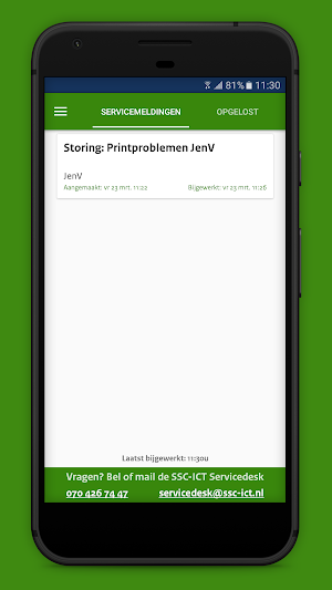 Serviceinfo Screenshot 1