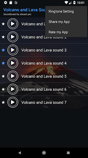 Volcano and Lava sounds ~ Sboard.pro Screenshot 3