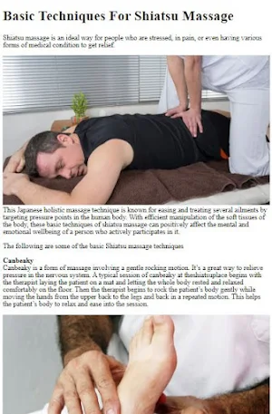 How to Do a Shiatsu Massage Screenshot 0