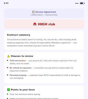 ContractCheck Screenshot 1