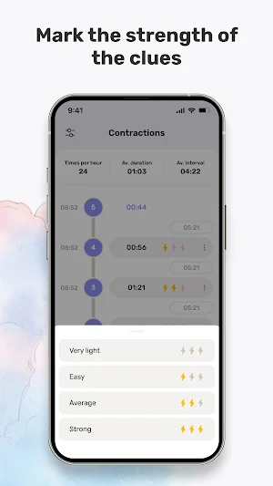 Contraction Timer & Pregnancy Screenshot 1