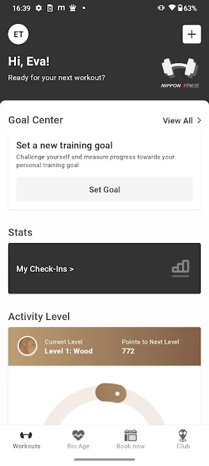 NIPPON FITNESS Screenshot 1