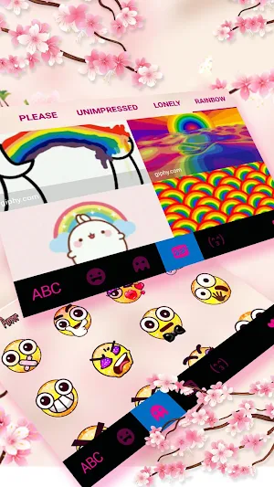 Sakura Blossom 2 Keyboard Theme Screenshot 3